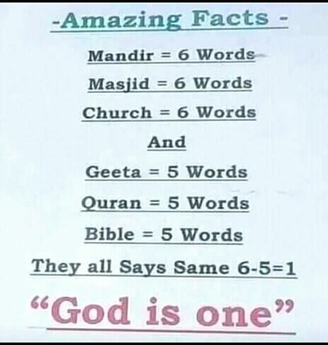Amazing facts