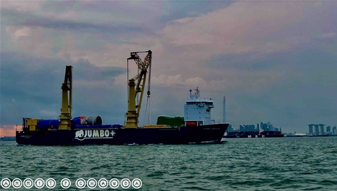 Ship at sea