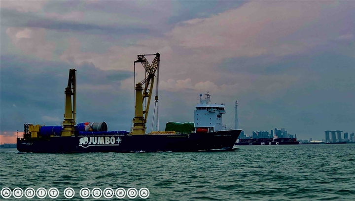 Ship at sea