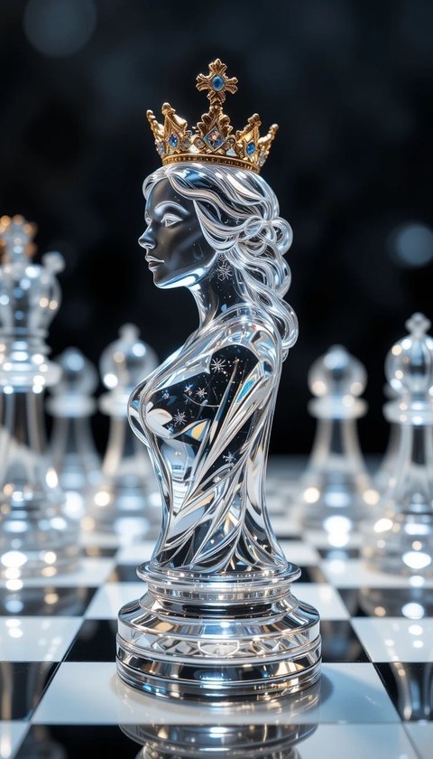 silver, chessboard壁纸