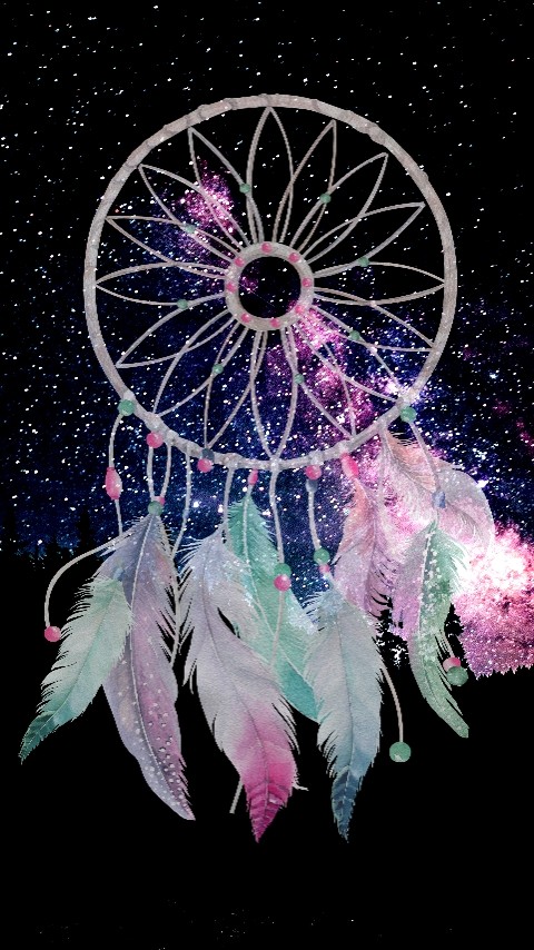 Girly Dreamcatcher (star sky)