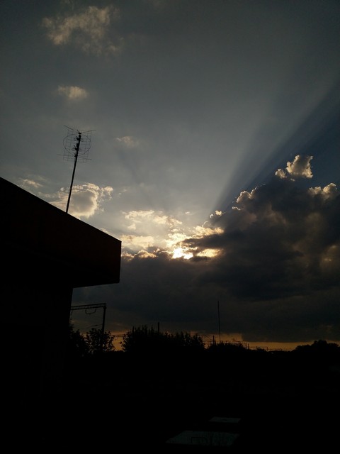 Sun in sky
