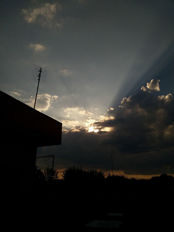 Sun in sky