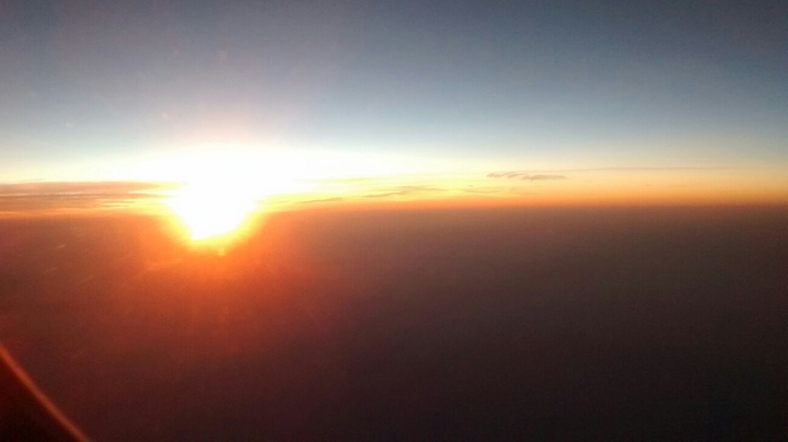 ...aus dem Flugzeug....