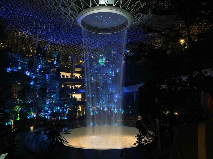 indoor waterfall