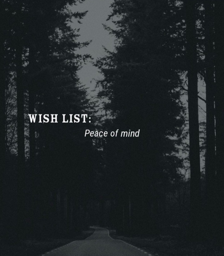 peace of mind