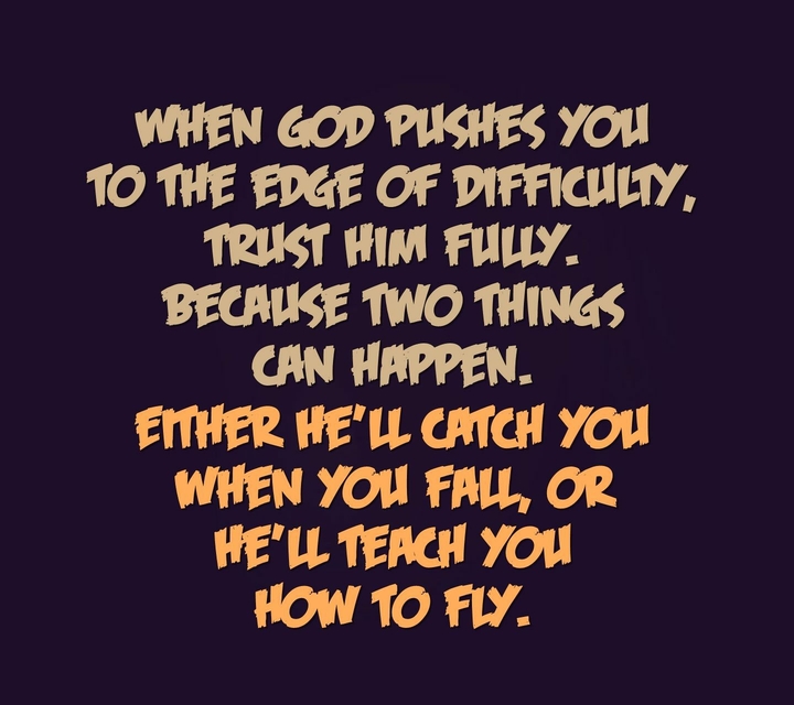 Just trust to GOD