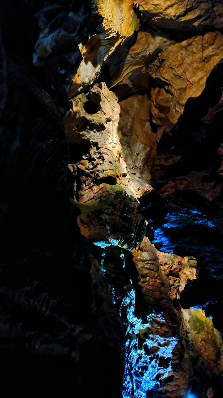 inside the cave