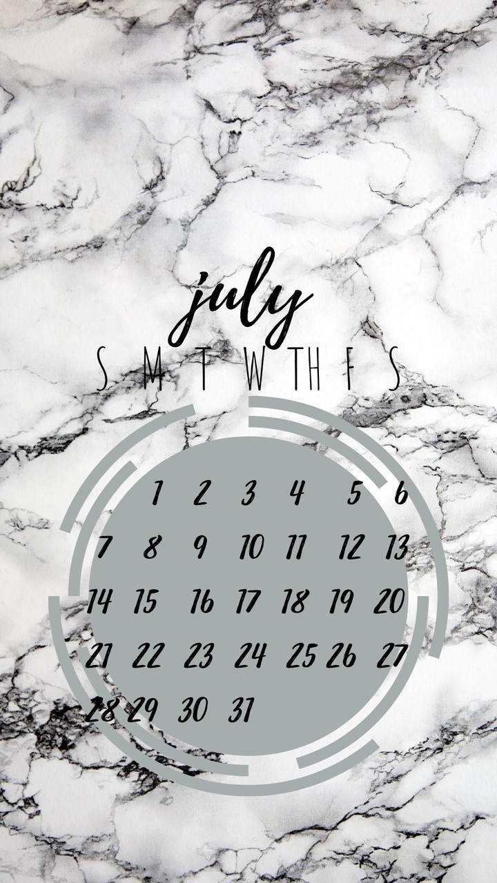 july calendar (2019)