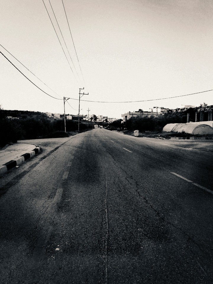 The dark street