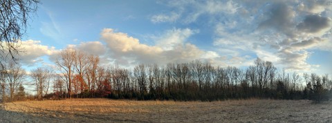 The Field at Dusk (panorama)