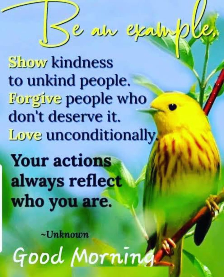 good morning