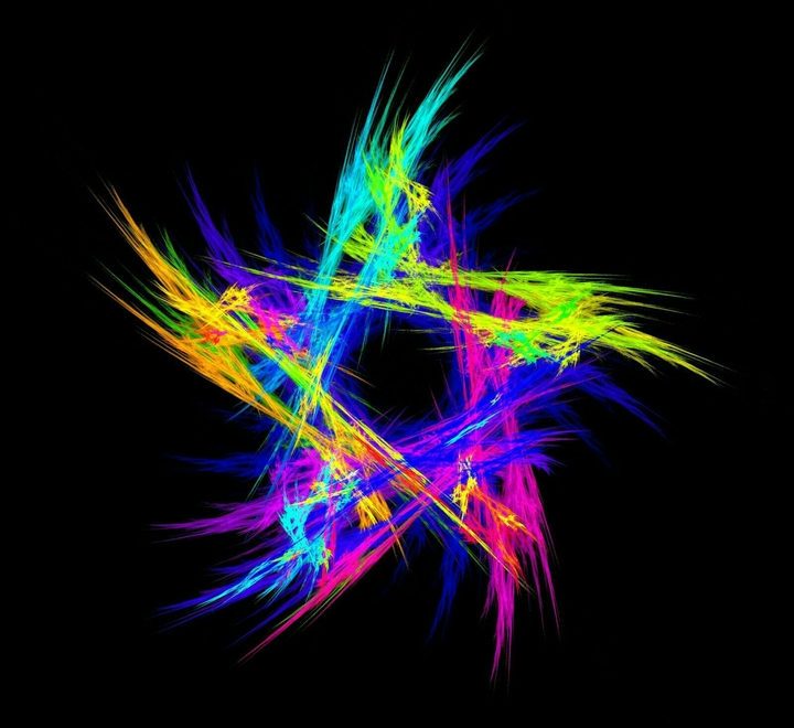 Colourful star