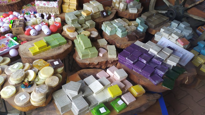 colored soaps
