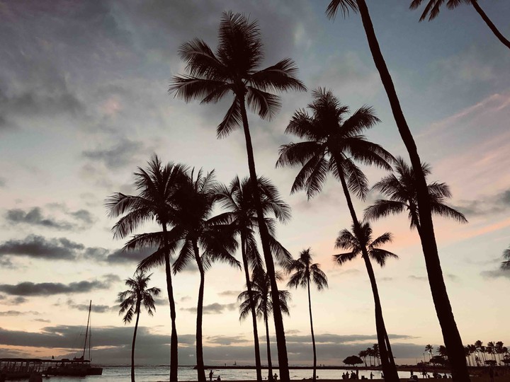 Sunset at Honolulu