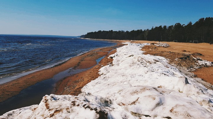 finland's gulf, Beach