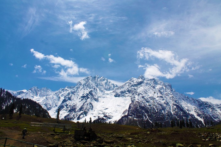 Snowy mountain