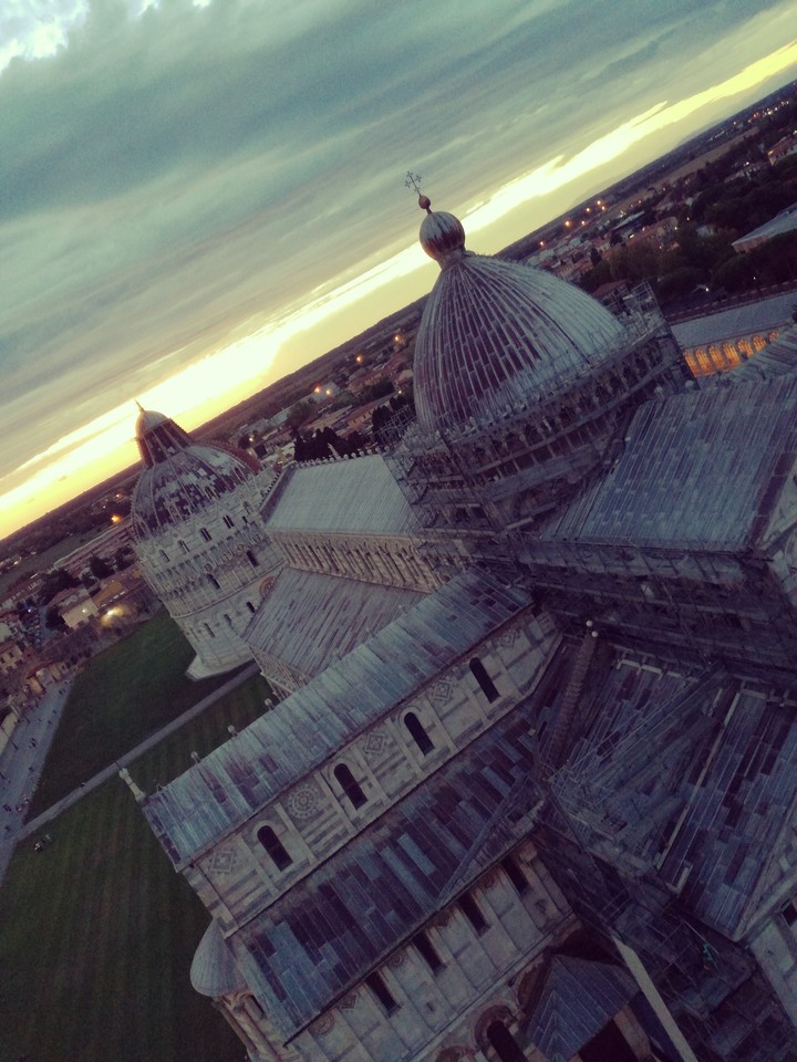 Sunset above Pisa