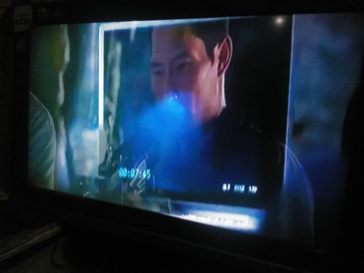 watching movie at my room.... cave