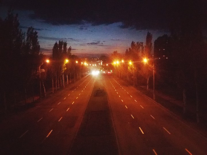 Огни ночного города