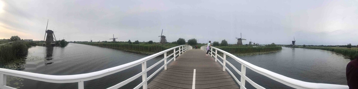 bridge at kinderdijk Netherlands