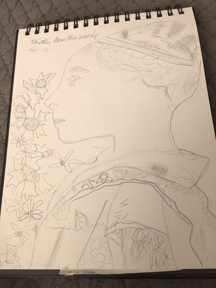 A sketch of Thistle From the Sands remake