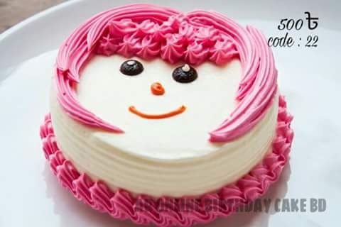 pink cake
