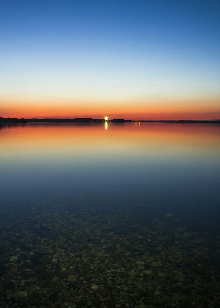 Twilight lake