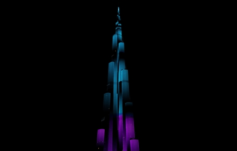spire, night壁纸