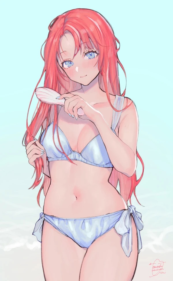 anime girl bikini