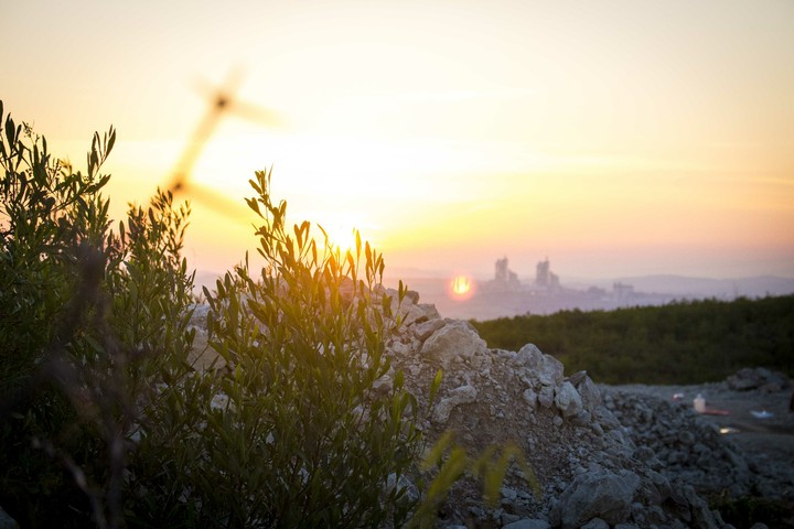 sunset from the hills