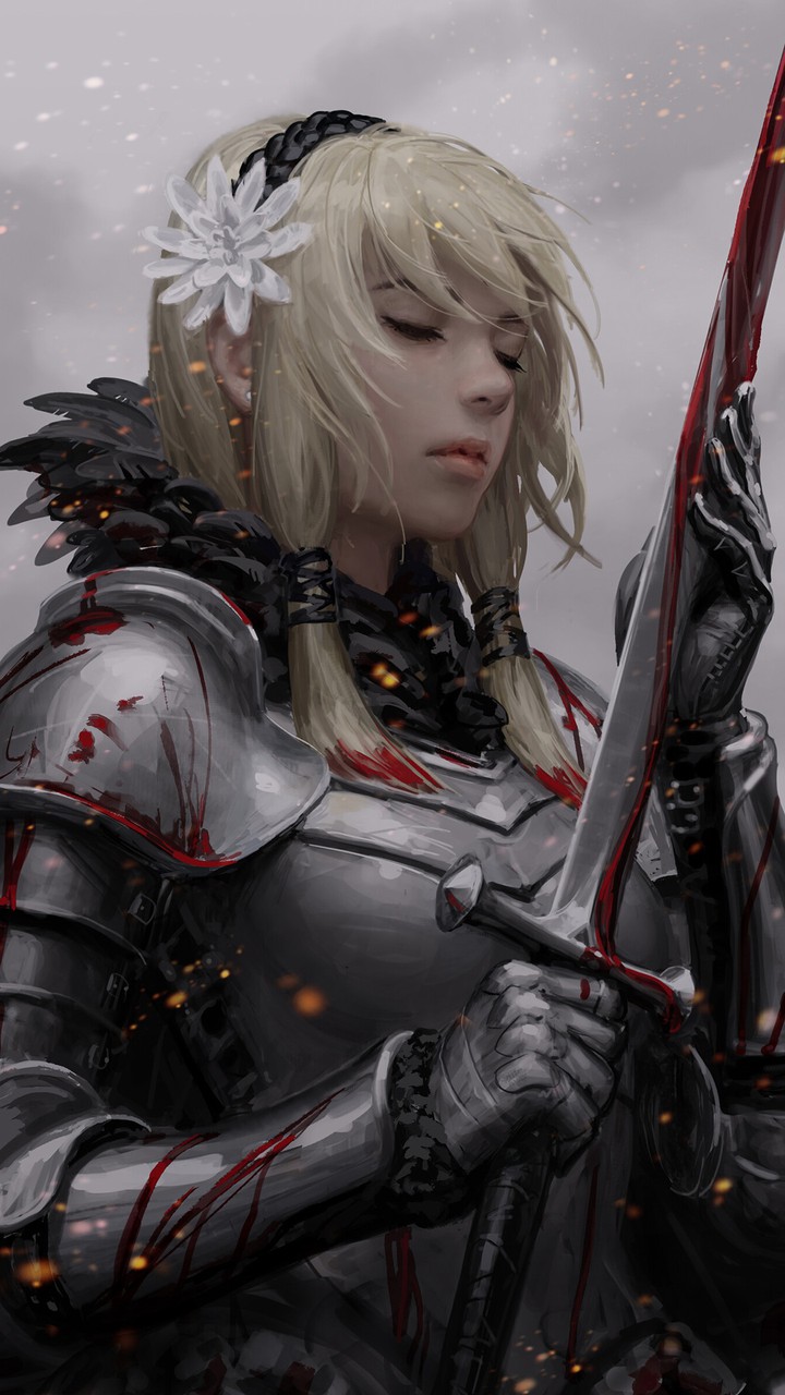 Girl with a sword