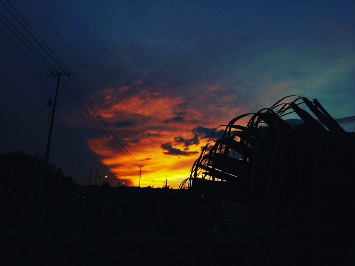 sunset in South Africa
