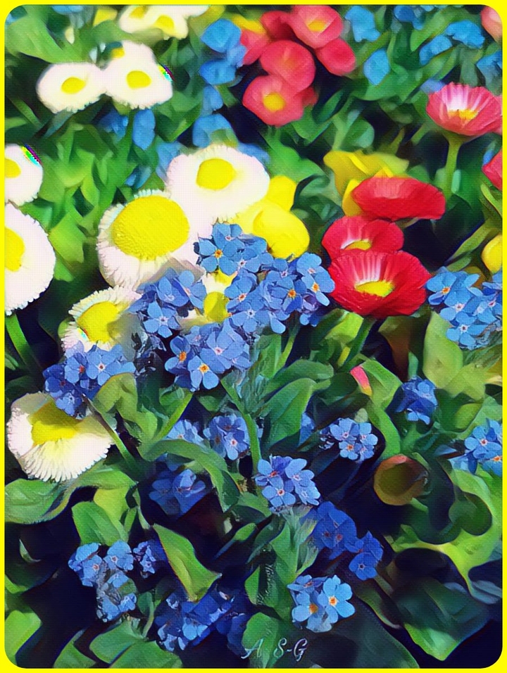 Blumen Grüße