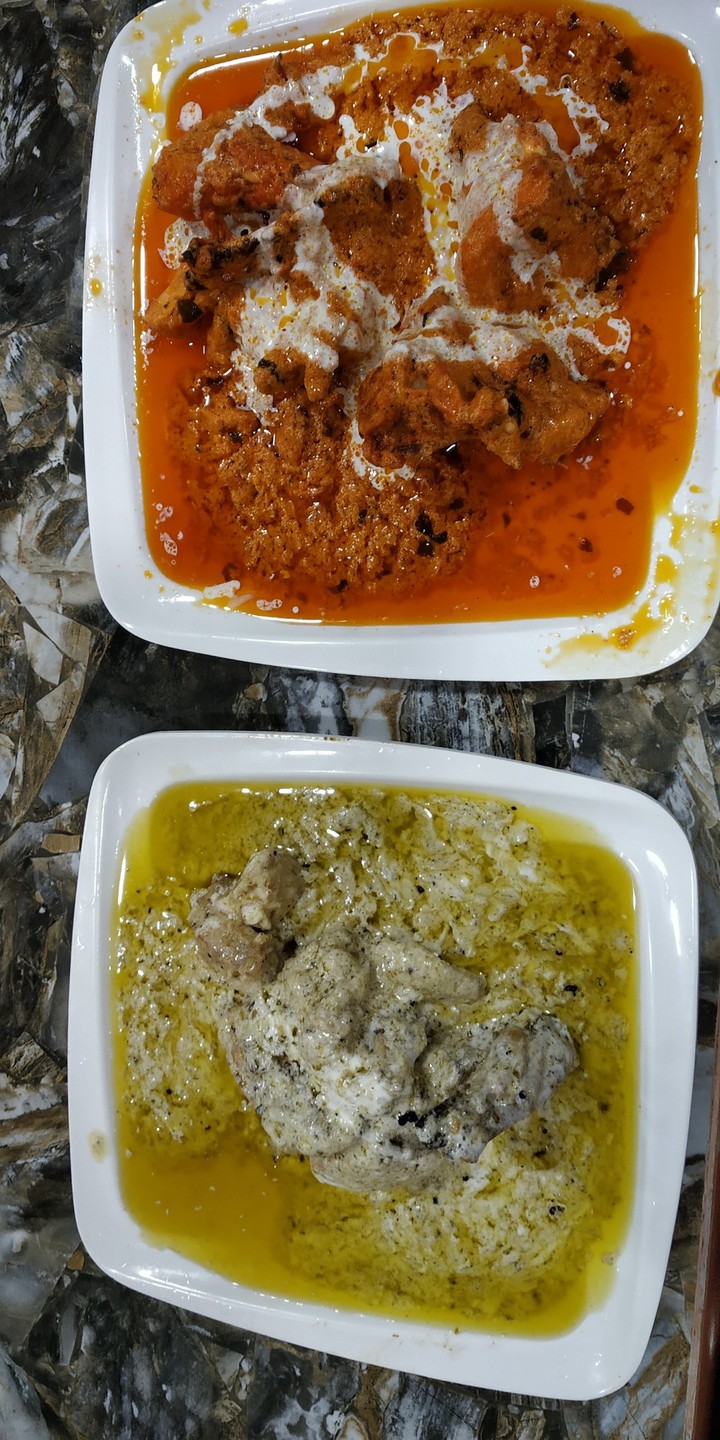 kali Mirch chkn & Butter chkn