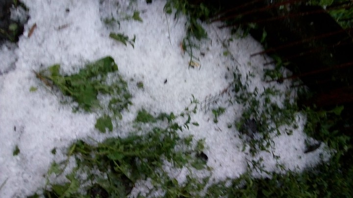chuva de granizo