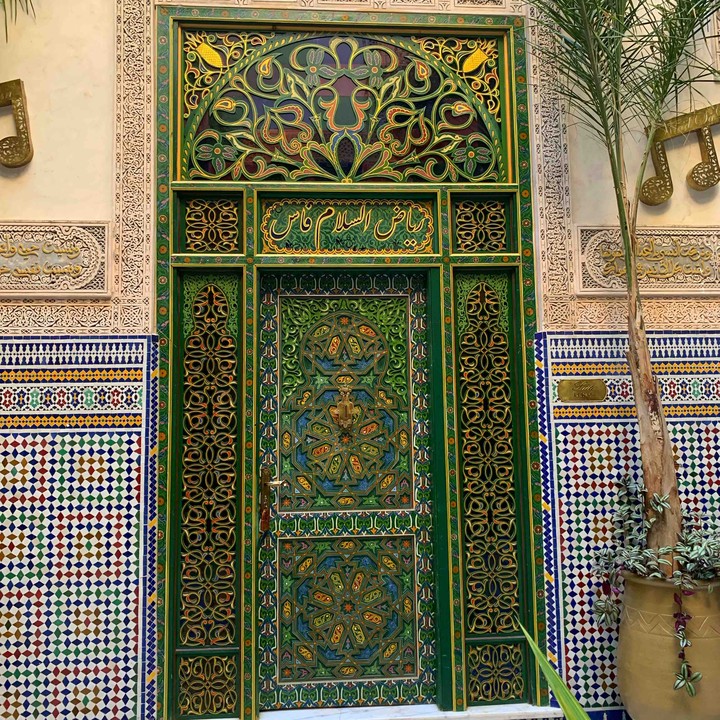 traditional wooden door