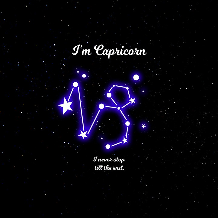 I'm Capricorn
