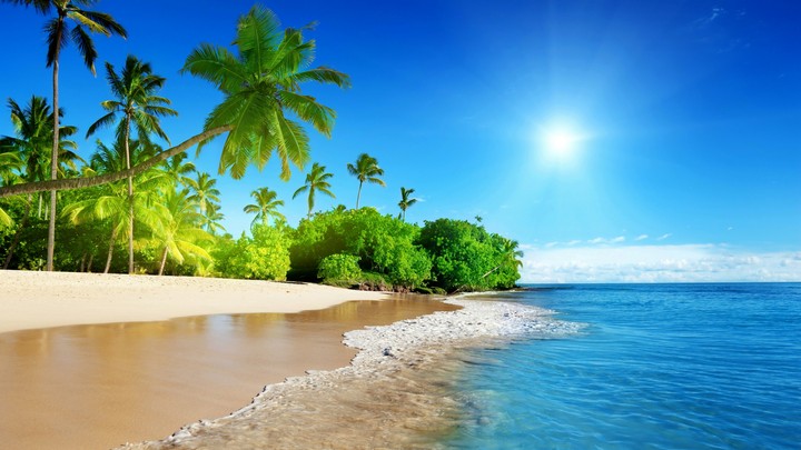 Paradisiacal beach