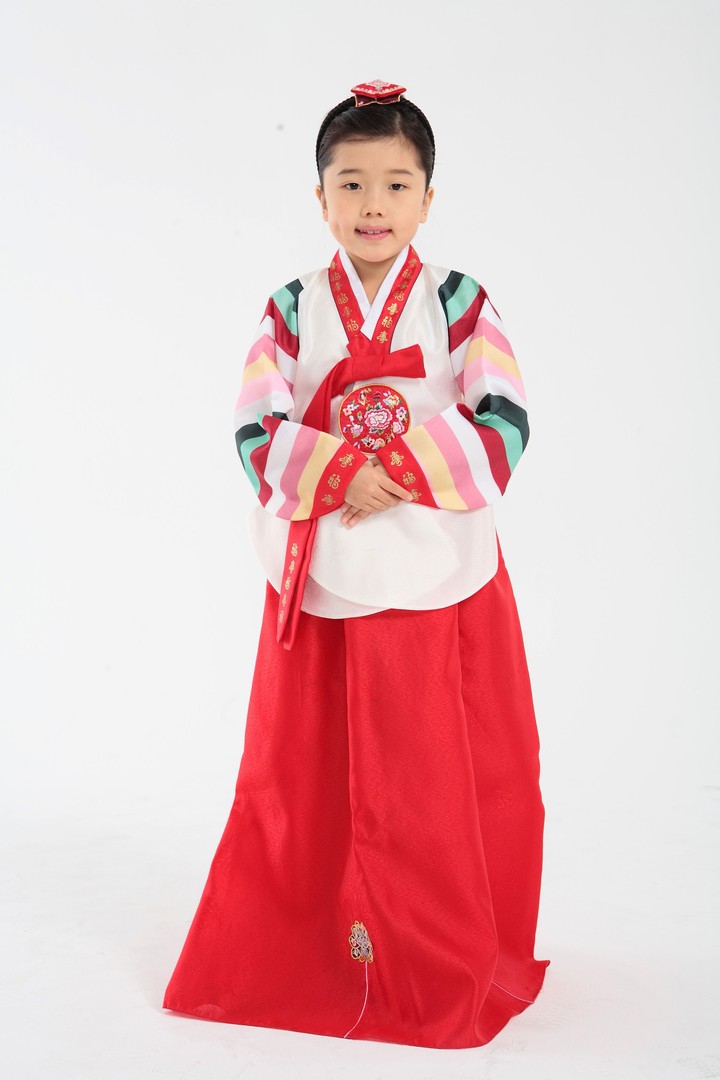 Family in Korean Dress
