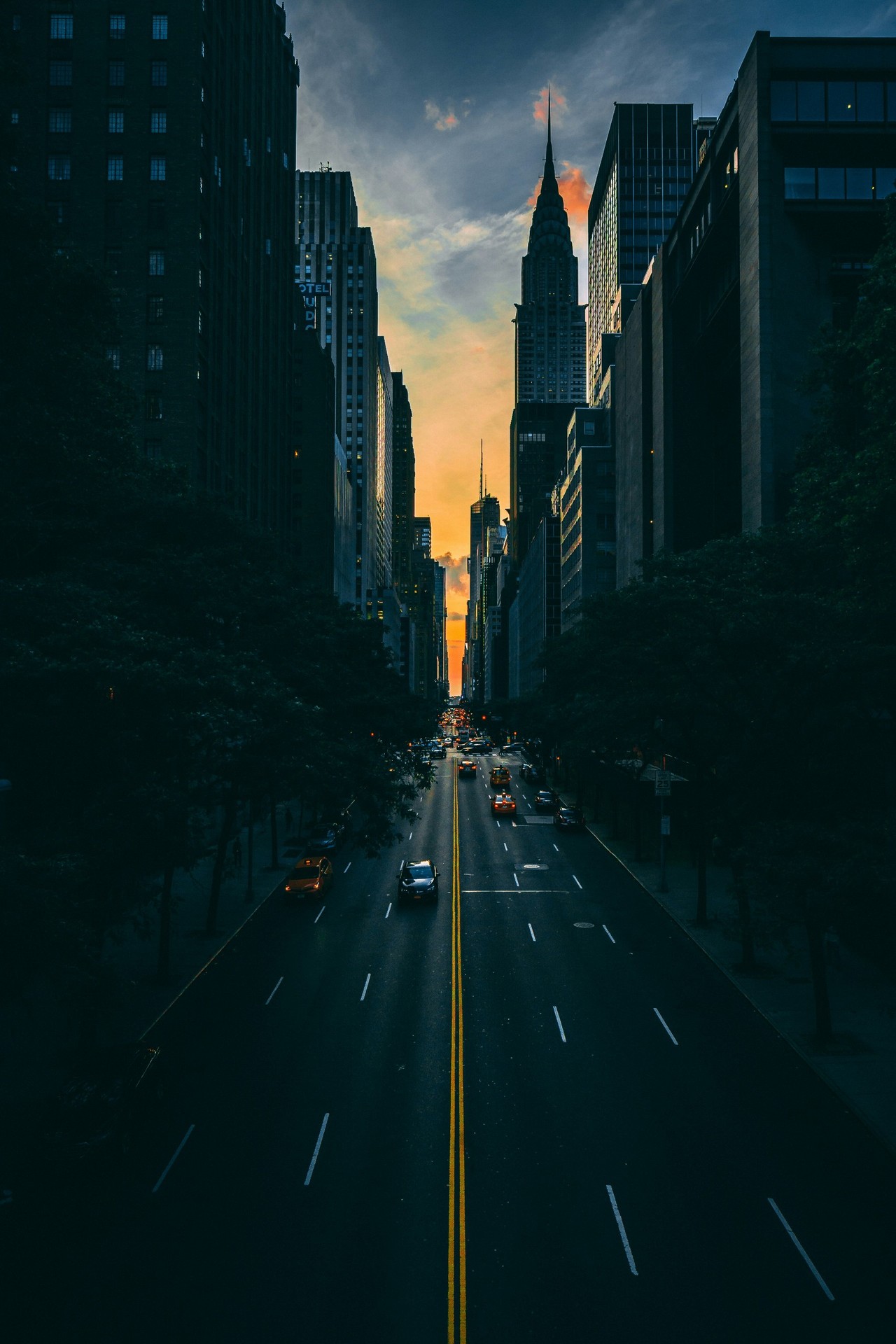Thoroughfare, city Hintergrundbilder