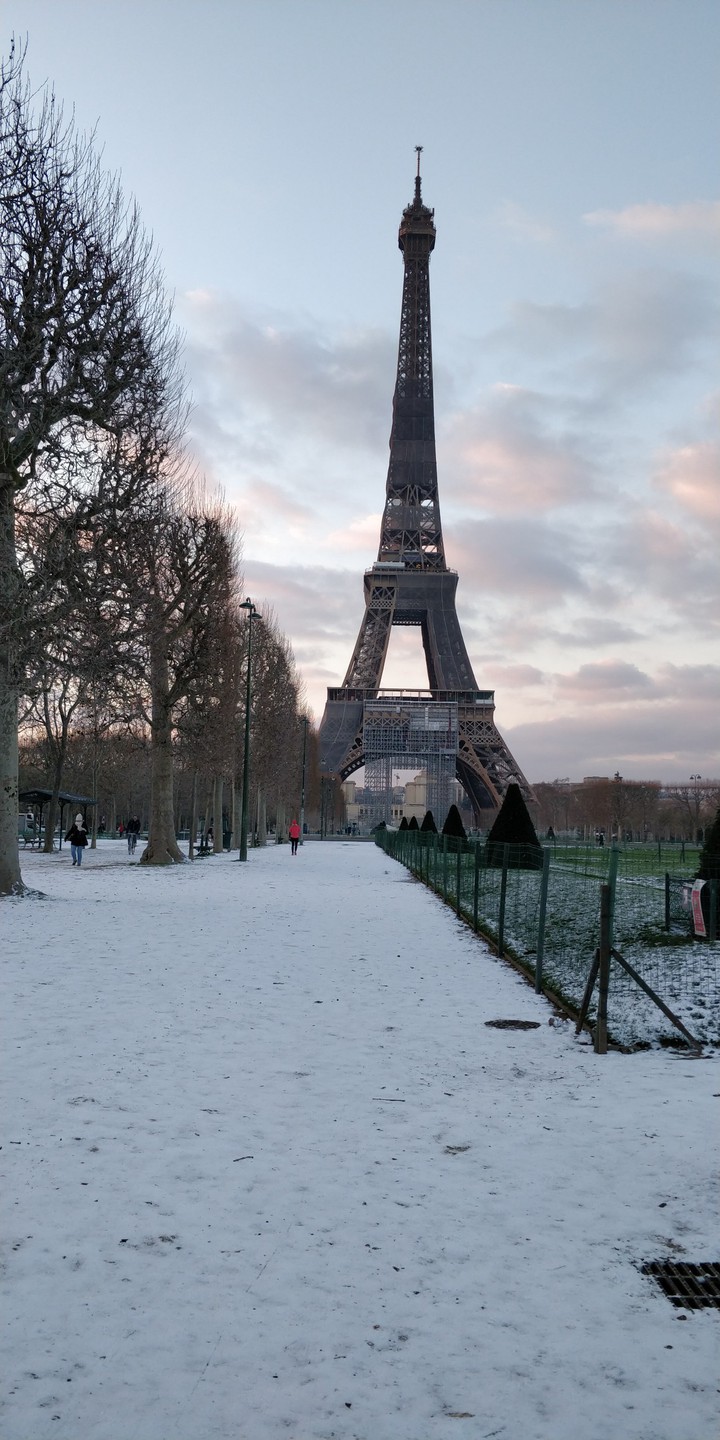 Tour Eiffel en hiver