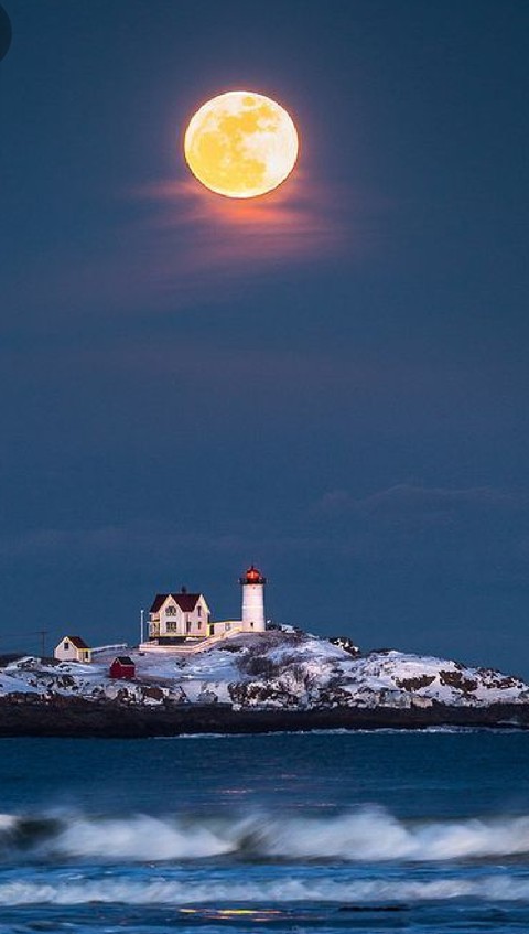 ταπετσαρίες ocean, moon