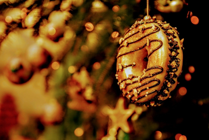 Christmas dounut