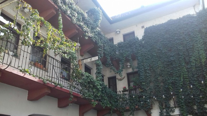 Hungary, interior courtyard