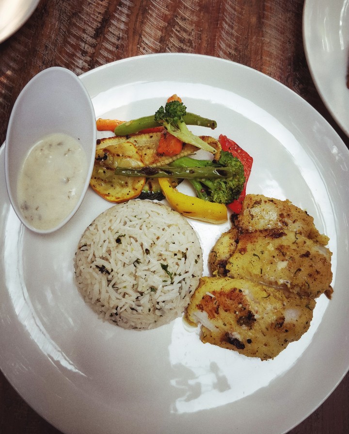 Grilled Fish Steak