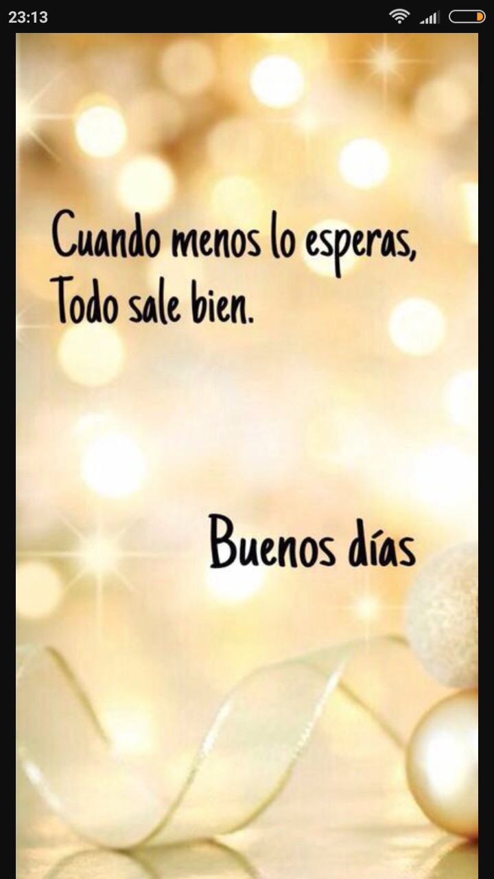 Buenos dias