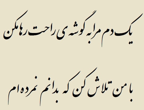 از محبت خارها گل می شود
