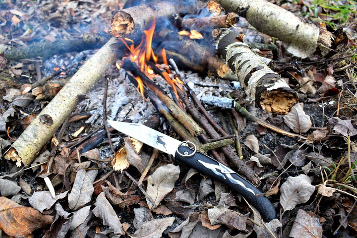 fire and knife