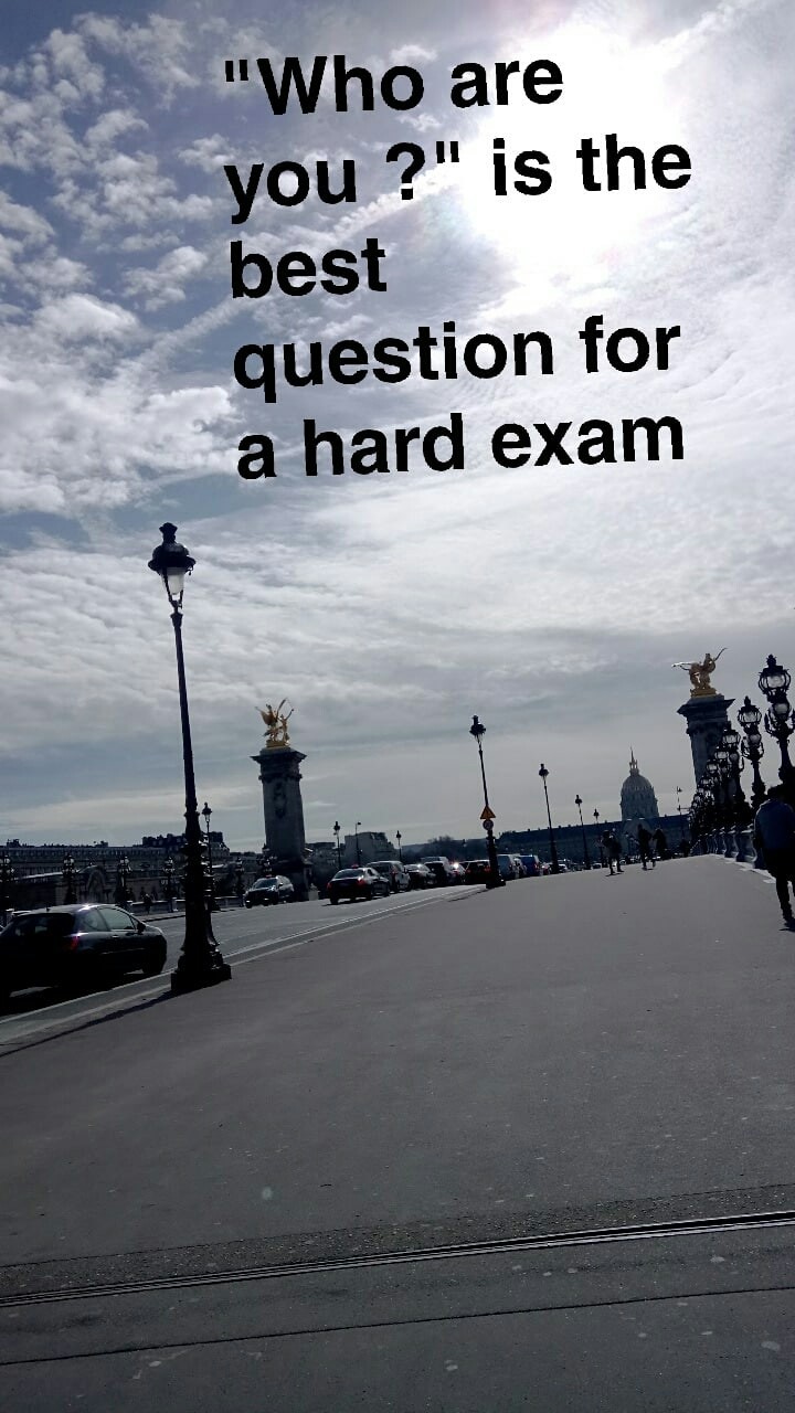 A question